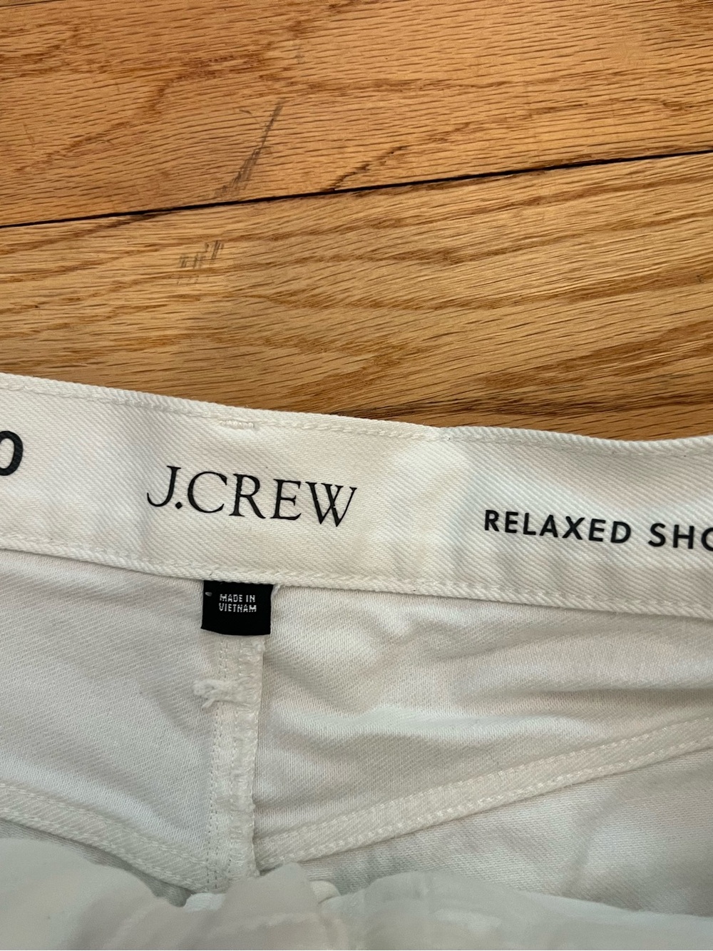 J. Crew White Frayed Denim shorts 30 - Picture 2 of 3